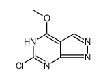 6-氯-4-甲氧基-1H-吡唑并[3,4-d]嘧啶结构式