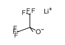 1,1,1,3,3,3-hexafluoro-2-methylpropoxylithium结构式