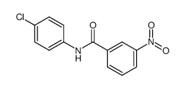 N-(4-chloro-phenyl)-3-nitro-benzamide结构式