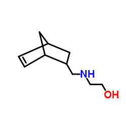 2-[(Bicyclo[2.2.1]hept-5-en-2-ylmethyl)amino]ethanol Structure