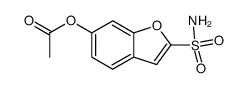 6-acetoxybenzofuran-2-sulfonamide Structure