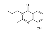 4(3H)-Quinazolinone,3-butyl-8-hydroxy-2-methyl- Structure