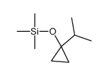 trimethyl-(1-propan-2-ylcyclopropyl)oxysilane结构式