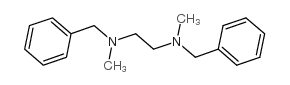 1,2-Ethanediamine,N1,N2-dimethyl-N1,N2-bis(phenylmethyl)- Structure