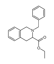 ETHYL 2-BENZYL-1,2,3,4-TETRAHYDROISOQUINOLINE-3-CARBOXYLATE结构式