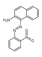 1-(2'-nitrobenzeneazo)-2-amino-naphthalene Structure