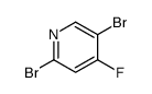 2,5-Dibromo-4-fluoropyridine structure