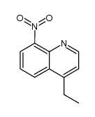 4-ethyl-8-nitro-quinoline结构式