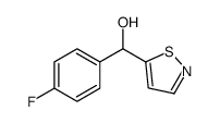 (4-fluorophenyl)-(1,2-thiazol-5-yl)methanol Structure