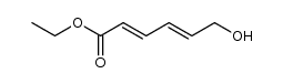 trans-5-(ethoxycarbonyl)penta-2,4-dien-1-ol Structure