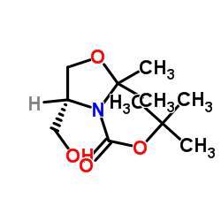 (R)-N-Boc-2,2-二甲基-4-(羟甲基)噁唑烷图片