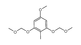 5-methoxy-1,3-bis(methoxymethoxy)-2-methylphenol结构式