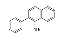 6-phenylisoquinolin-5-amine结构式