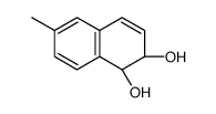 (1R,2R)-6-methyl-1,2-dihydronaphthalene-1,2-diol结构式