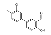 5-(3-chloro-4-methylphenyl)-2-hydroxybenzaldehyde Structure