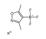 Potassium 3,5-dimethylisoxazole-4-yltrifluoroborate Structure