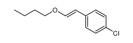 1-(2-butoxy-(E)-1-ethenyl)-4-chlorobenzene Structure