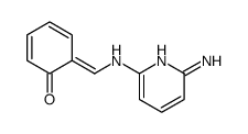 6-[[(6-aminopyridin-2-yl)amino]methylidene]cyclohexa-2,4-dien-1-one结构式