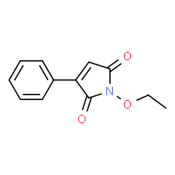 1H-Pyrrole-2,5-dione,1-ethoxy-3-phenyl-(9CI) structure