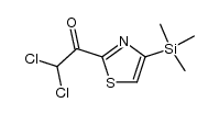 2,2-dichloro-1-(4-(trimethylsilyl)thiazol-2-yl)ethanone Structure