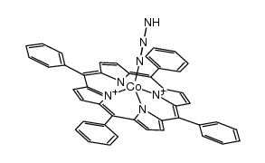 azidocobalt(III)tetraphenylporphyrin Structure