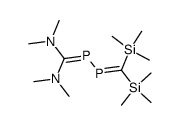 1,1-bis(dimethylamino)-4,4-bis(trimethylsilyl)-2,3-diphospha-1,3-butadiene Structure