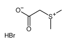 carboxymethyl(dimethyl)sulfanium,bromide结构式