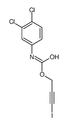 3-iodoprop-2-ynyl N-(3,4-dichlorophenyl)carbamate Structure