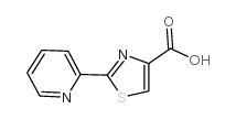 2-pyridin-2-yl-1,3-thiazole-4-carboxylic acid structure