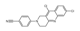 4-(7,10-dichloro-3,4-dihydrobenzo[b][1,6]naphthyridin-2(1H)-yl)benzonitrile Structure