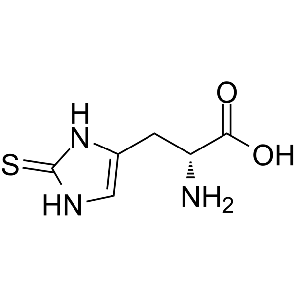 D-2-Thiolhistidine Structure