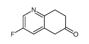 3-fluoro-7,8-dihydro-5H-quinolin-6-one Structure