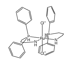 Dichlorobis[3-(diphenylphosphino]propylamine]ruthenium(II), min. 97 structure