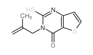 2-mercapto-3-(2-methylprop-2-enyl)thieno[3,2-d]pyrimidin-4(3H)-one structure