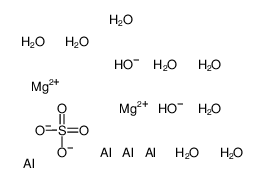 dimagnesium,λ1-alumanyloxyaluminum,dihydroxide,sulfate,hexahydrate结构式