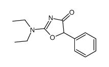 2-diethylamino-5-phenyl-2-oxazolin-4-one structure