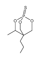 3-methyl-4-propyl-1-sulfanylidene-2,6,7-trioxa-1λ5-phosphabicyclo[2.2.2]octane Structure