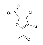 Ethanone, 1-(3,4-dichloro-5-nitro-2-furanyl)-结构式