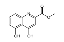 4,5-dihydroxy-quinoline-2-carboxylic acid methyl ester结构式