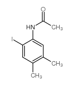 2-iodo-4,5-dimethylacetanilide structure