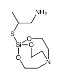 2-(4,6,11-trioxa-1-aza-5-silabicyclo[3.3.3]undecan-5-ylsulfanyl)propan-1-amine Structure