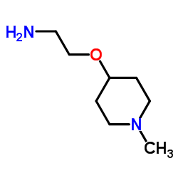 2-[(1-Methyl-4-piperidinyl)oxy]ethanamine Structure