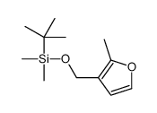 tert-butyl-dimethyl-[(2-methylfuran-3-yl)methoxy]silane Structure