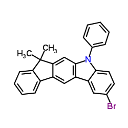 2-Bromo-5,7-dihydro-7,7-dimethyl-5-phenyl-indeno[2,1-b]carbazole picture