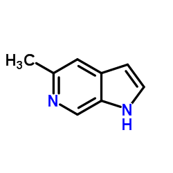5-甲基-1H-吡咯并[2,3-c]吡啶结构式