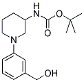 1-(3-HYDROXYMETHYL-PHENYL)-PIPERIDIN-3-CARBAMIC ACID TERT-BUTYL ESTER结构式