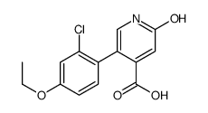 5-(2-chloro-4-ethoxyphenyl)-2-oxo-1H-pyridine-4-carboxylic acid Structure