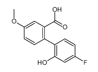 2-(4-fluoro-2-hydroxyphenyl)-5-methoxybenzoic acid结构式
