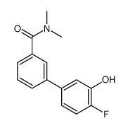 3-(4-fluoro-3-hydroxyphenyl)-N,N-dimethylbenzamide结构式