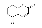 5-oxo-5,6,7,8-tetrahydrocoumarin Structure